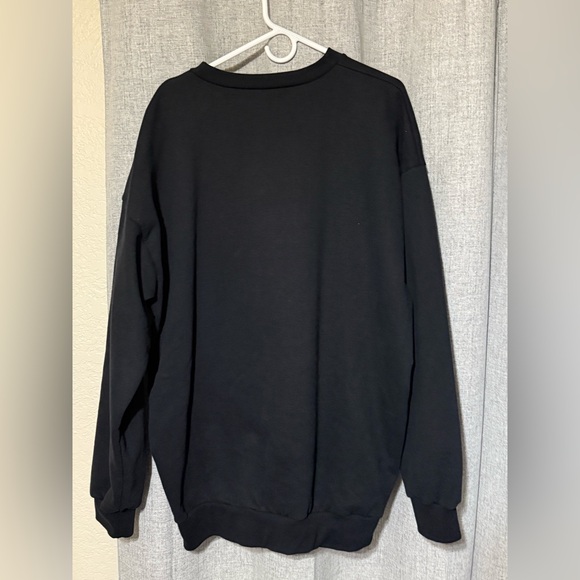 Heavy Manners Original Oversized Crewneck. Black. Size Large. - Picture 11 of 13